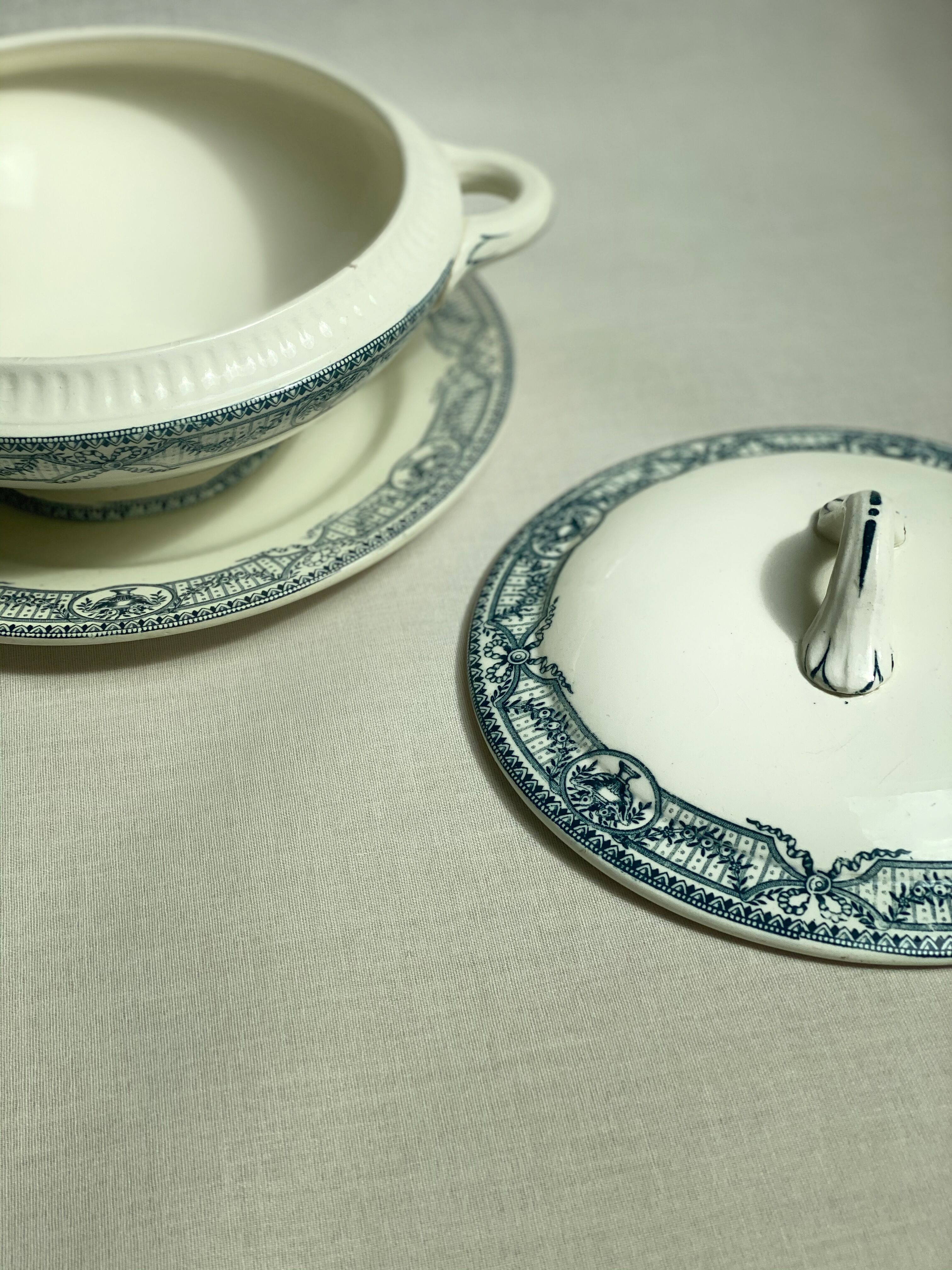 Soup pot iron earth Salins