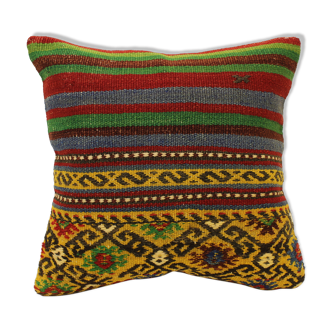 40x40 cm kilim cushion,vintage cushion cover