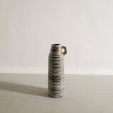 Vintage Swedish Mid Century Grey Ceramic Floorvase Ingrid Atterberg, 1950s