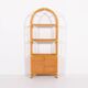 Armoire vintage en bambou et rotin, années 1980