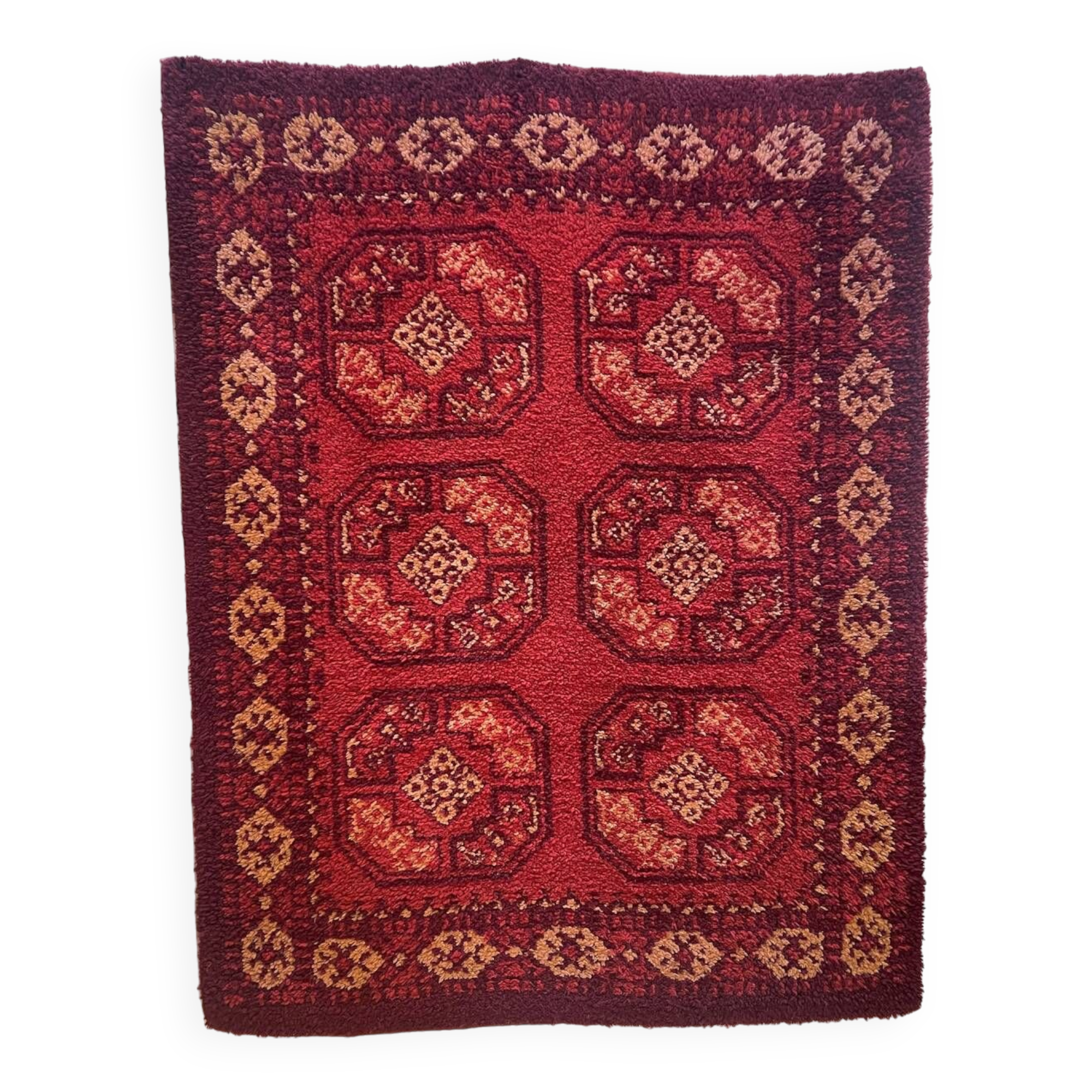 Tapis en laine français vintage