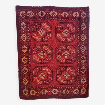 Vintage French wool rug