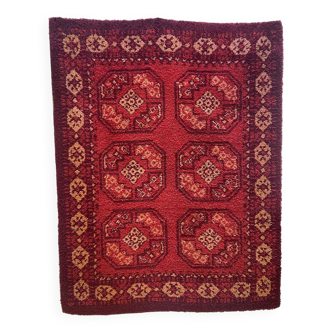 Vintage French wool rug