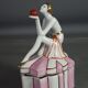 Box or candy porcelain Art Deco style