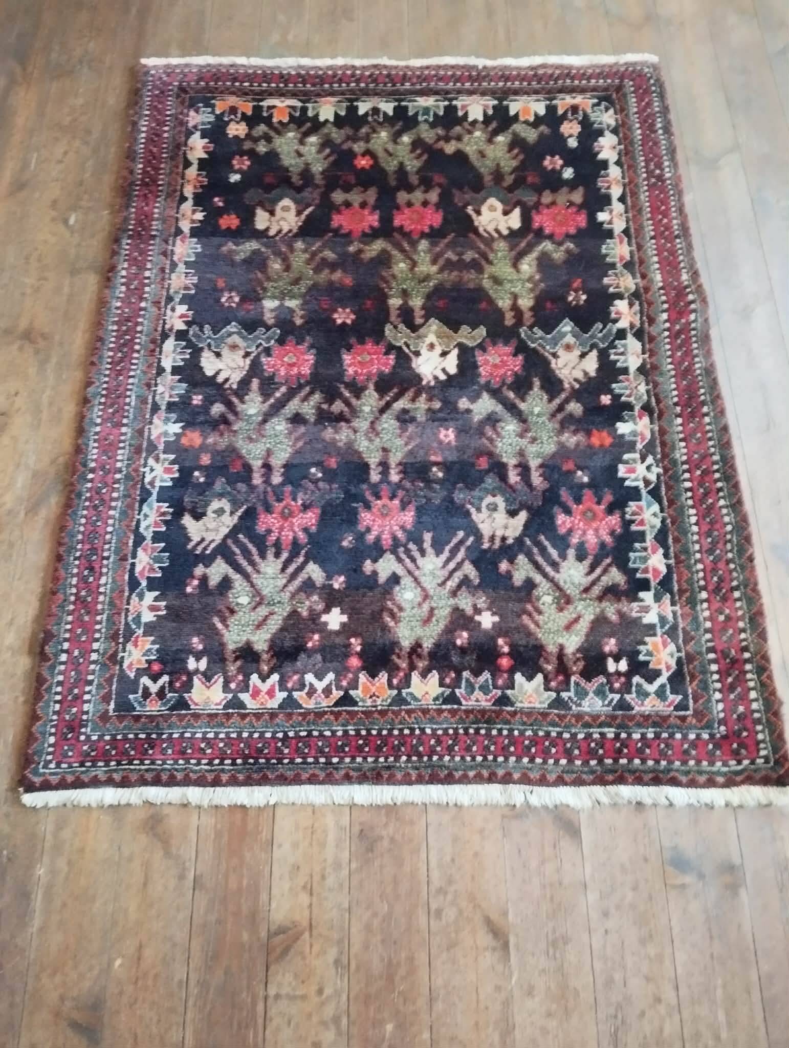 Handmade Persian Chahsavan rug 158x117cm