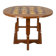 Guillerme and Chambron. Oak and ceramic side table. 1970s-80s.