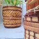 Wicker plant pot