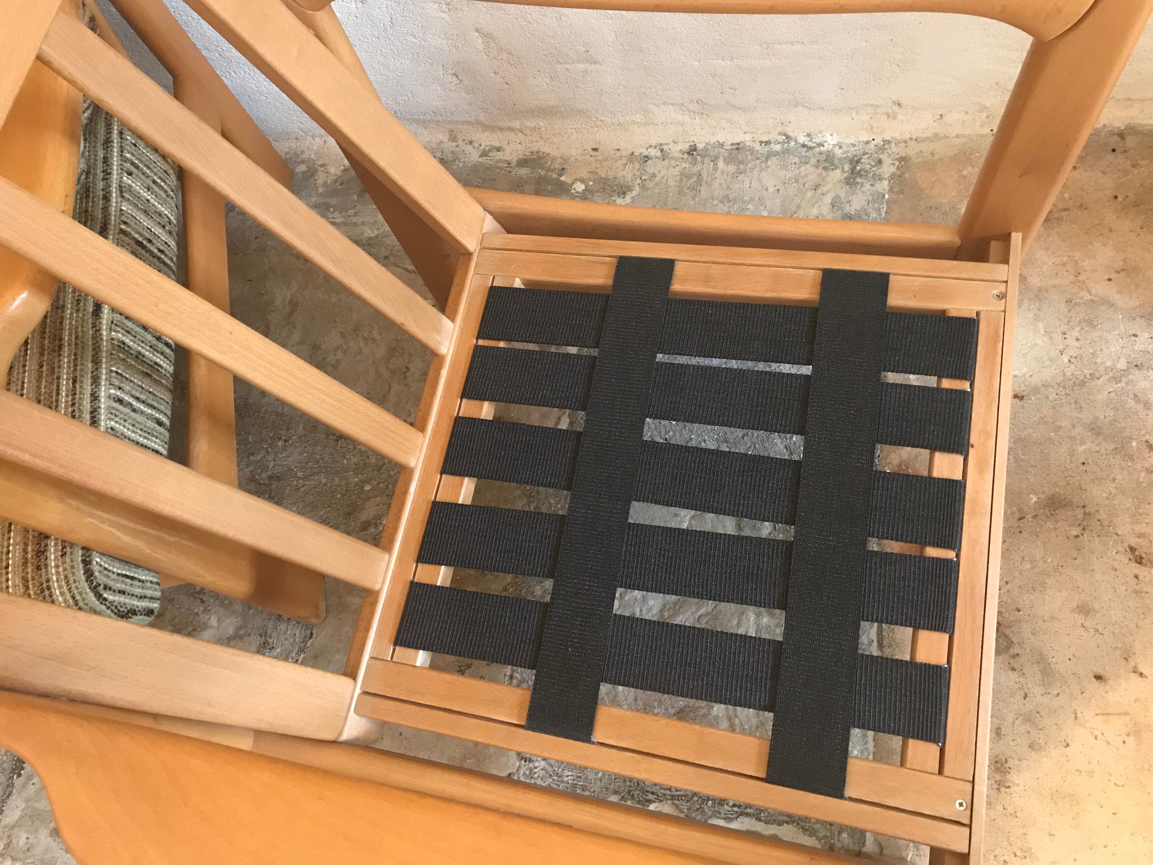 Pair of vintage armchairs midcentury Walter Knoll