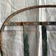 Chaise de jardin en fer peint XIXe