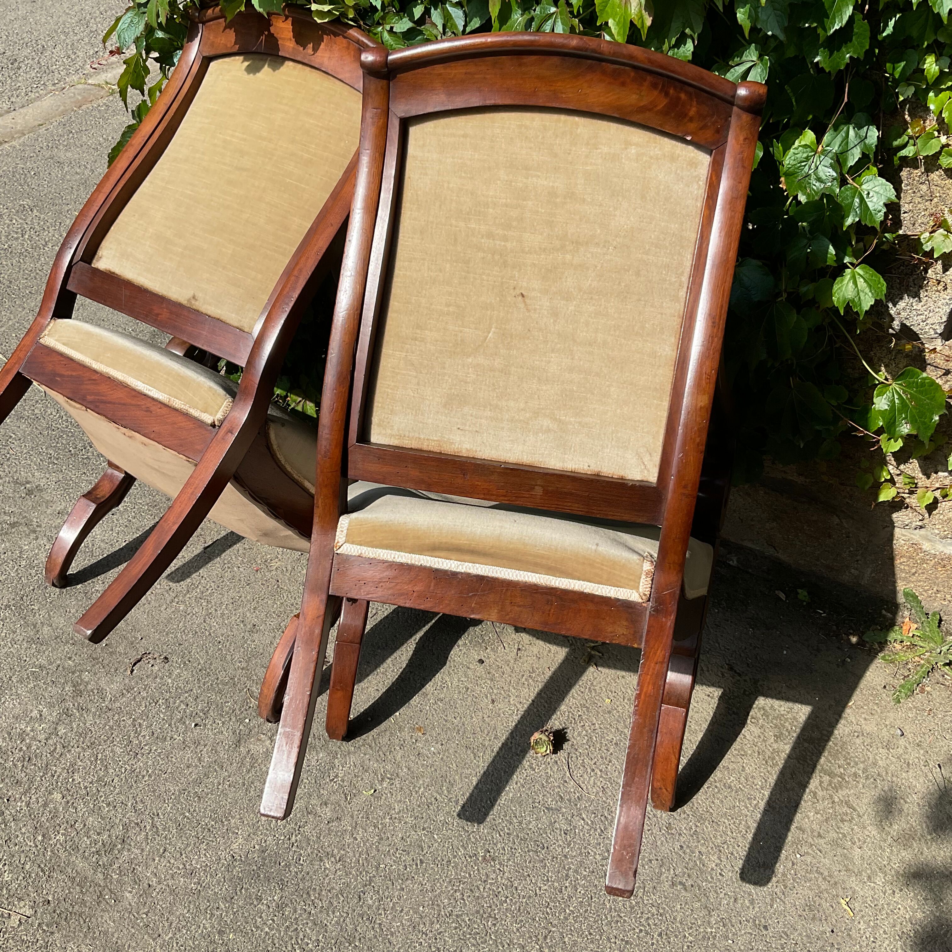 Pair of armchairs