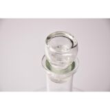 Vintage decanter with stopper | brocante glass wine bottle / wine decanter