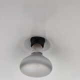 Brushed aluminum pendant light designed by Andreas Wilke in the 1980s