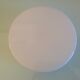 Round ceiling lamp in white opaline / vintage 60s-70s