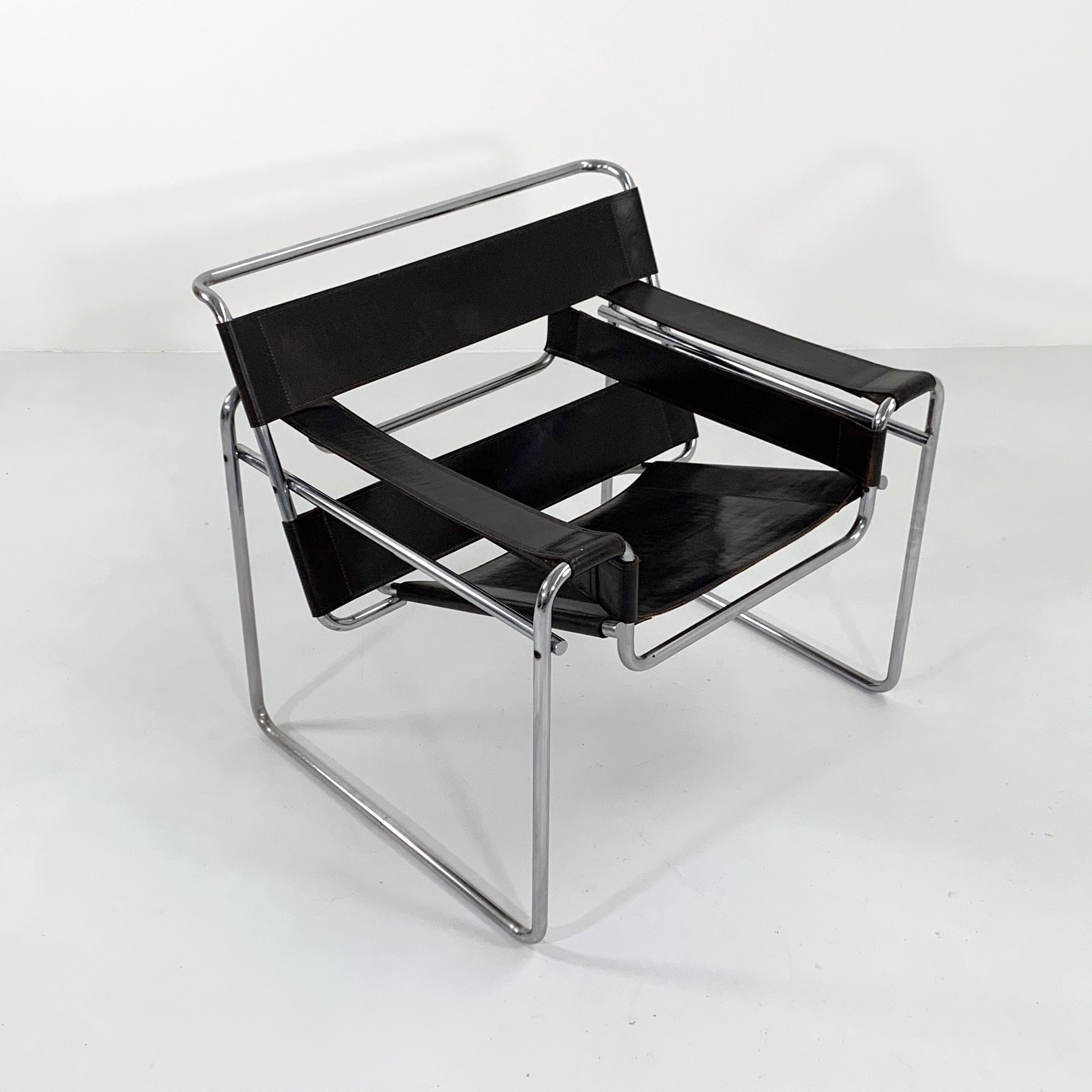 Armchair B3 Wassily by Marcel Breuer gavina edition, 1970