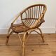 Vintage rattan armchair for children