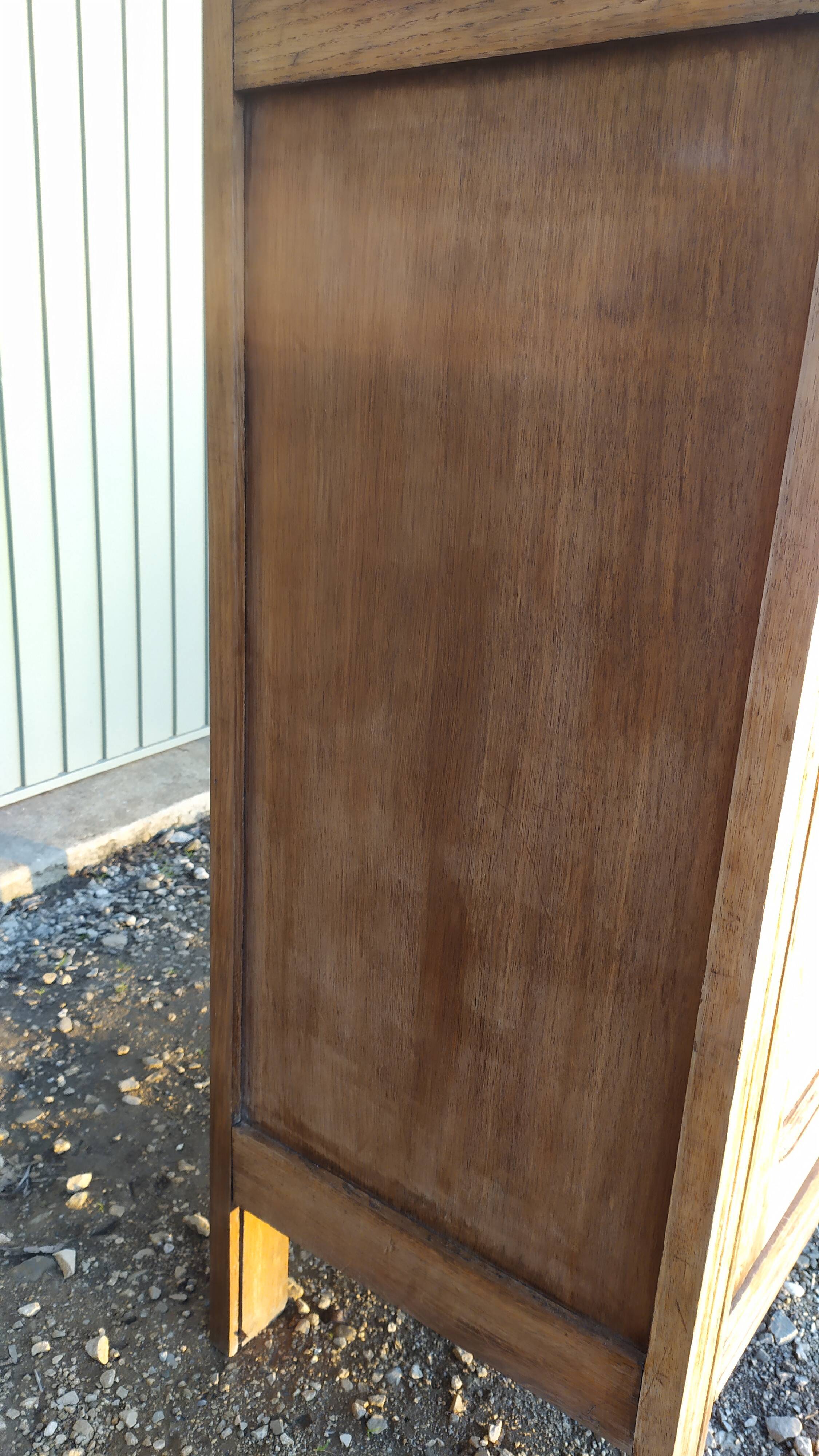 Parisian art deco wardrobe glazed