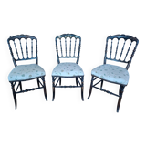 Set of 3 Napoleon III Chairs