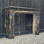 Cheminée Louis XIV en marbre Portor, vers 1880