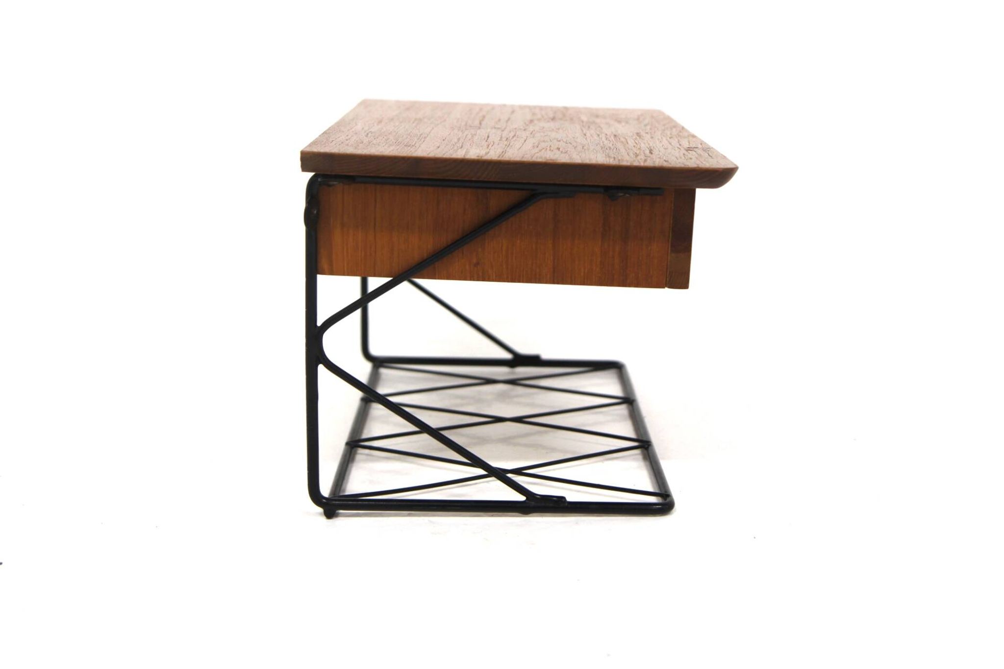 Console murale scandinave en teck, Suède, 1960