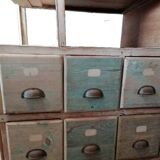 Old workshop furniture, central island