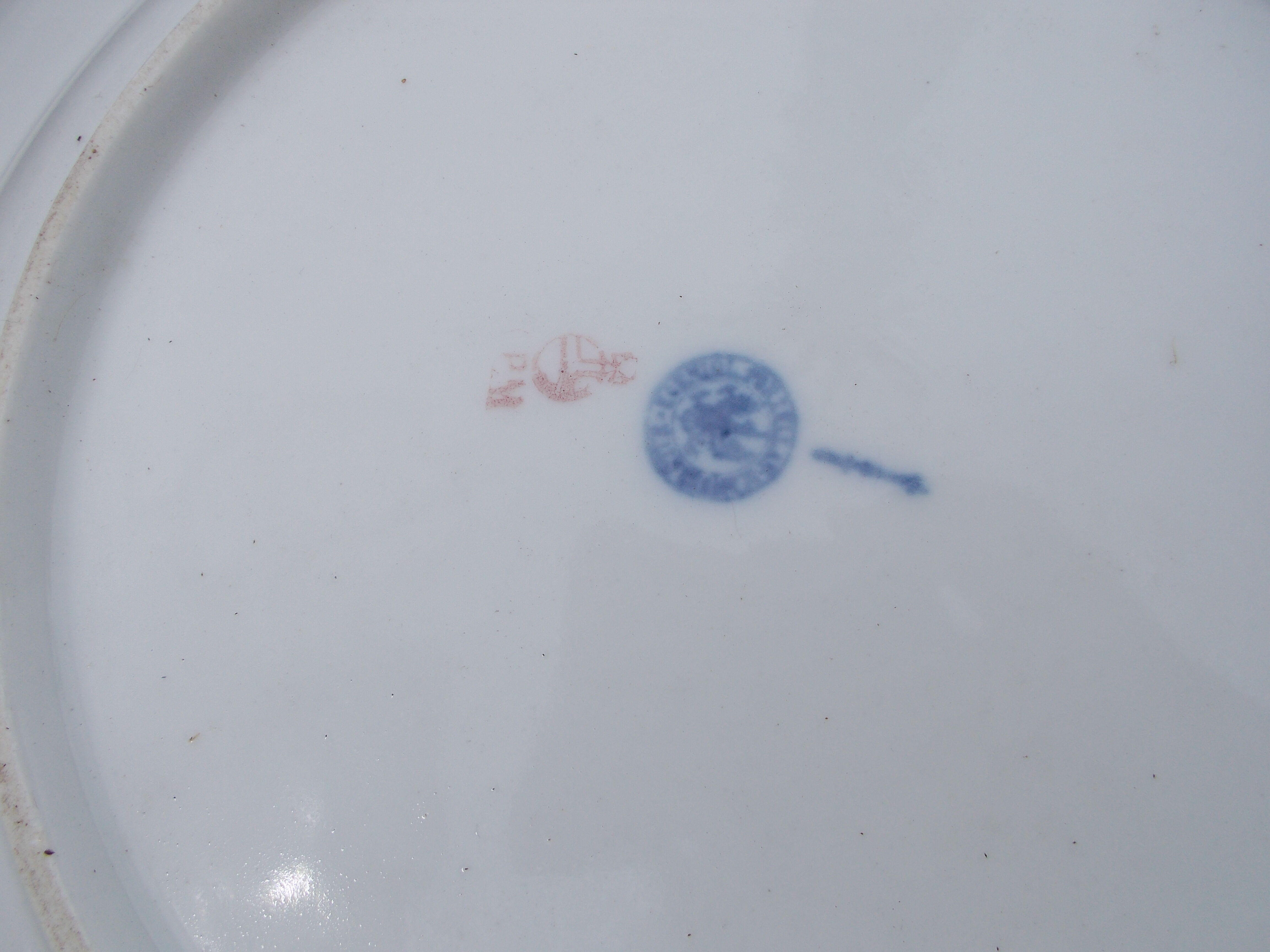 6 flat plates antique porcelain KPM Berlin