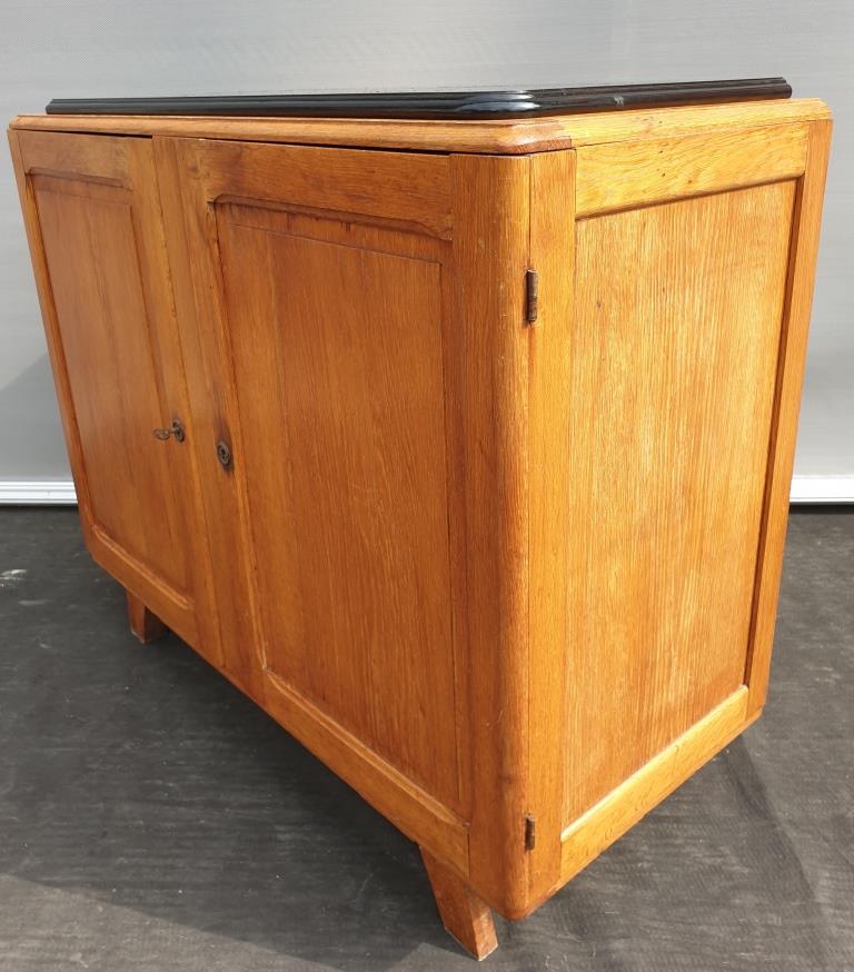 Buffet parisien Mitchell Rock'N'Roll 1940 bicolore noir et Chêne