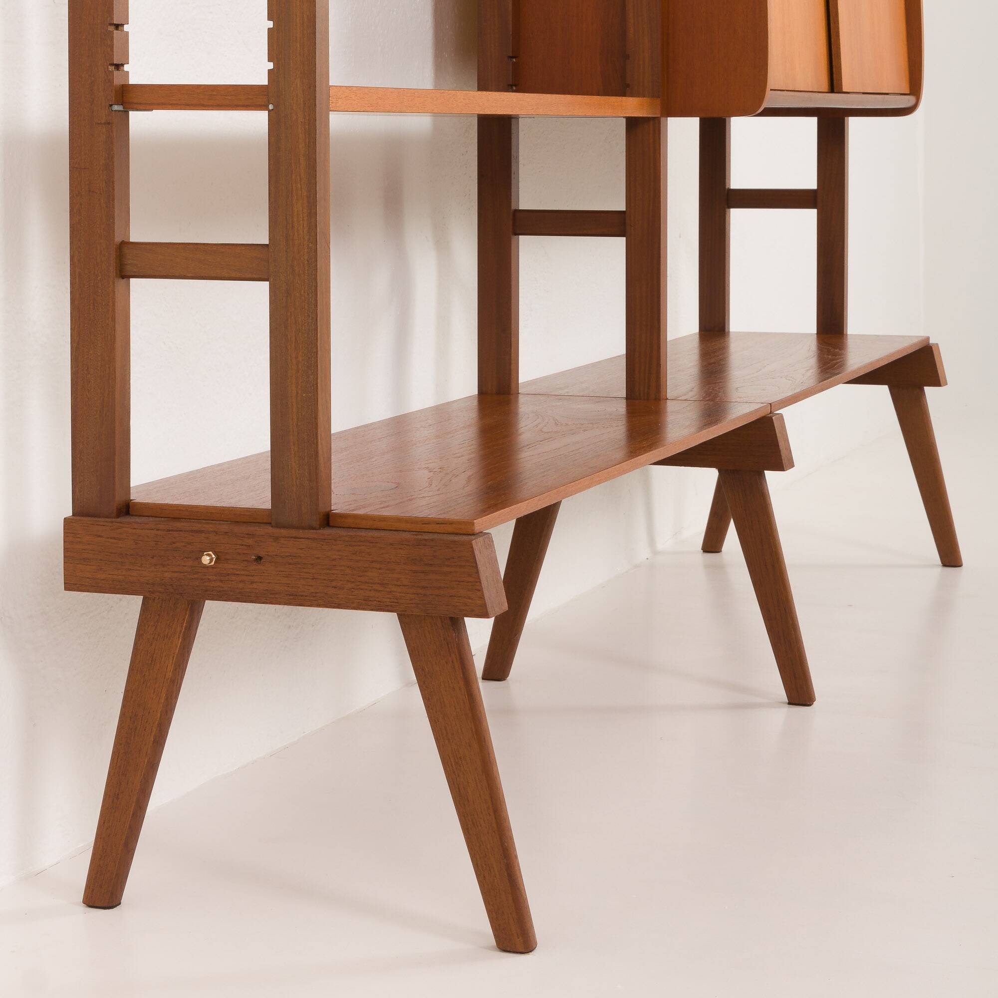 Scandinavian mid century free standing wall unit,Norway 1960s