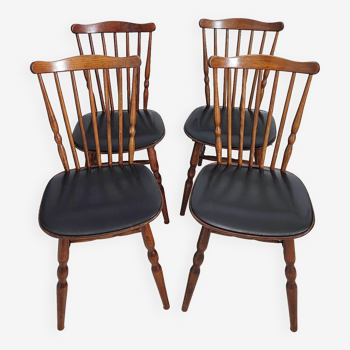 4 chaises style Baumann