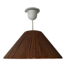 Vintage wooden slat pendant light