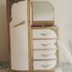 Commode wardrobe art deco pink