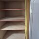 meuble rangement classeur bureau a rideau vintage marron