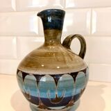 Roland Moreau - Tourette sur Loup - 70's decanter in enamelled stoneware