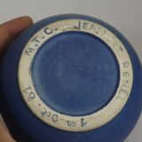 Enamelled spherical ball by Jean and Renée 1981 MTC