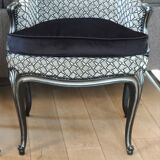 Fauteuil cabriolet et son repose pied