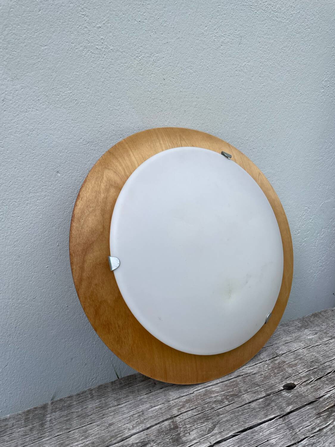 Vintage IKEA wooden ceiling light