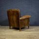 Vintage sheep leather clubchair