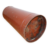 Brown enamelled steel pitcher