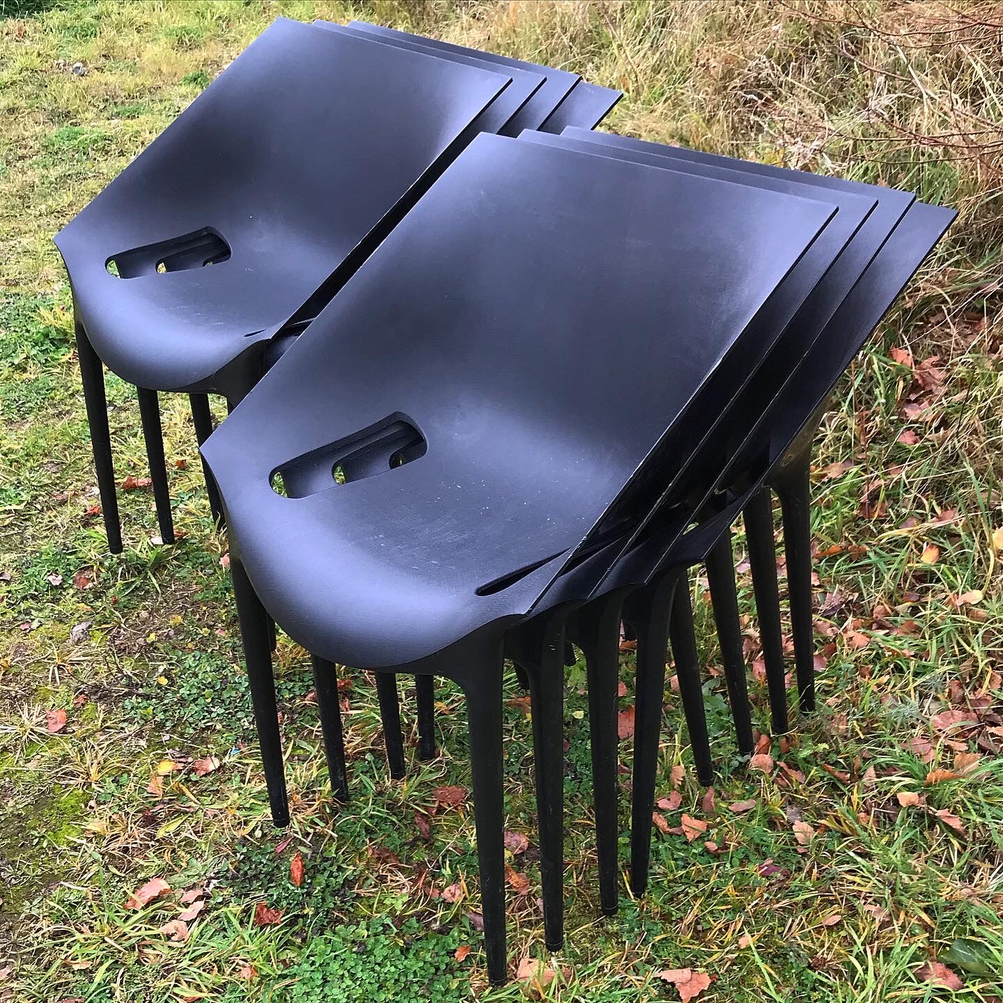 8 chairs by Philippe Starck, Katell edition