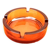 1970s Smoked glass ashtray France