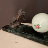 Art deco table lamp, signed M.Marx