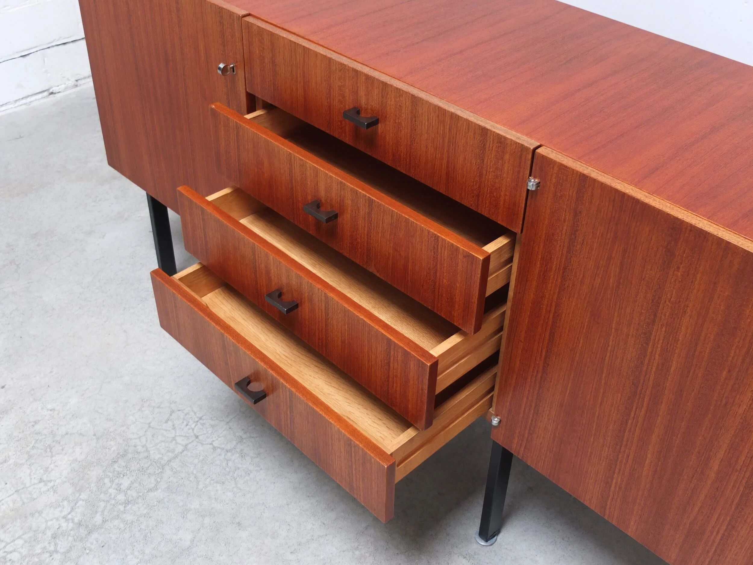 Belgian modernist sideboard by Roger De Winter for E.M.Y., 1960s