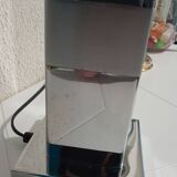 Large vintage chrome steel lamp 1990