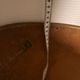 Antique Oval Round Golden Mirror in Wood Louis XVI Style Rocaille Pediment