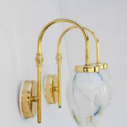 Vintage Scandinavian wall lights, 1980s, set of 2