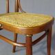 Fake pair of Kohn and Turpe tanned bistro chairs, circa 1900,