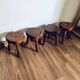 Set of 4 low stools