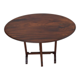 Walnut folding tasting table