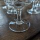 12 cut crystal glasses on stems – 1930s-1950s