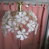 Suspension, vintage chandelier, 18 flowers