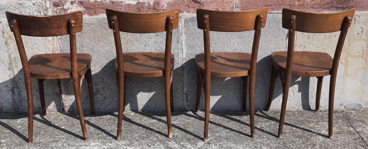 Thonet bistro chairs (set of 4)